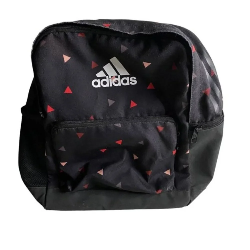 Adidas Classic Black Patterned Backpack